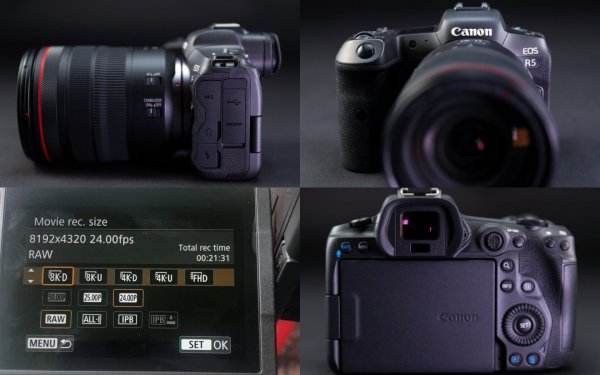 Инсайдеры показали новую беззеркальную камеру Canon EOS R5